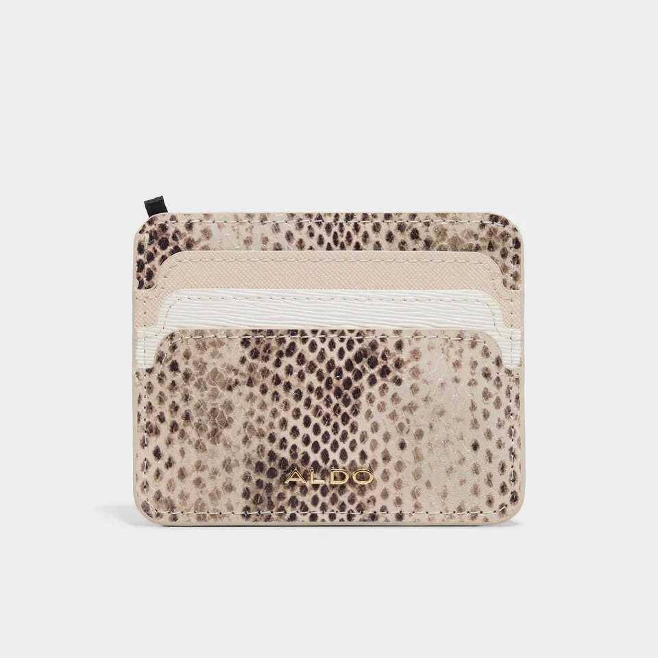 ALDO Sammaa porte-cartes serpent rose compact