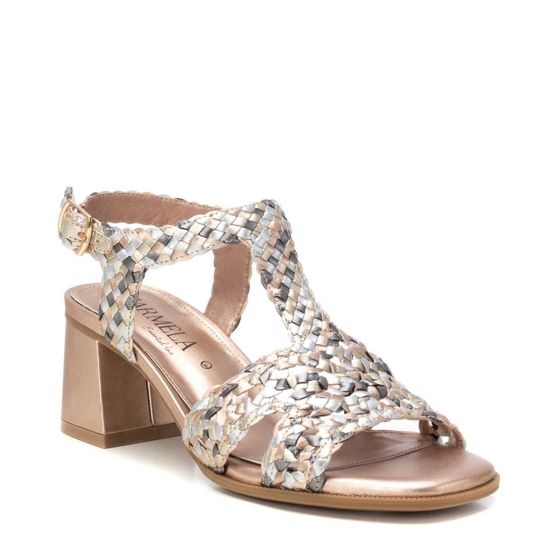 Carmela 16219003 sandale cuir nude talon 6 cm