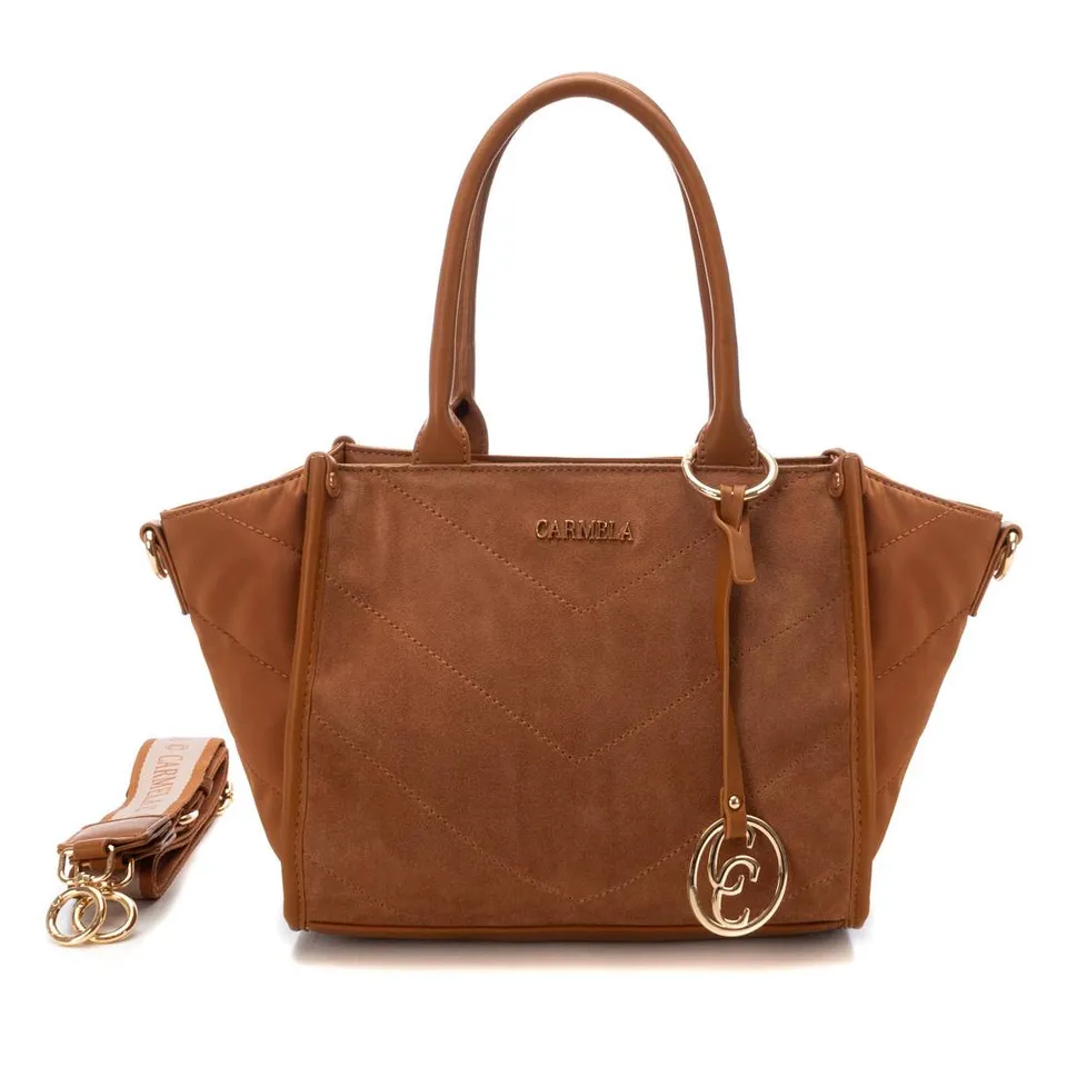 Carmela 18614101 sac textile camel épaule