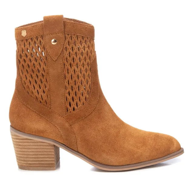 Carmela 16152101 bottines santiag cuir marron