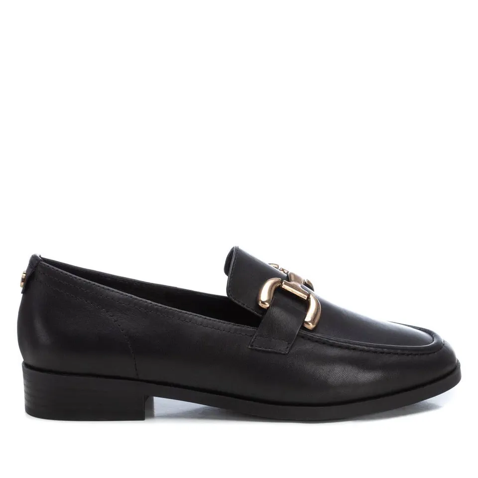 Carmela 16196501 mocassins cuir noir plats