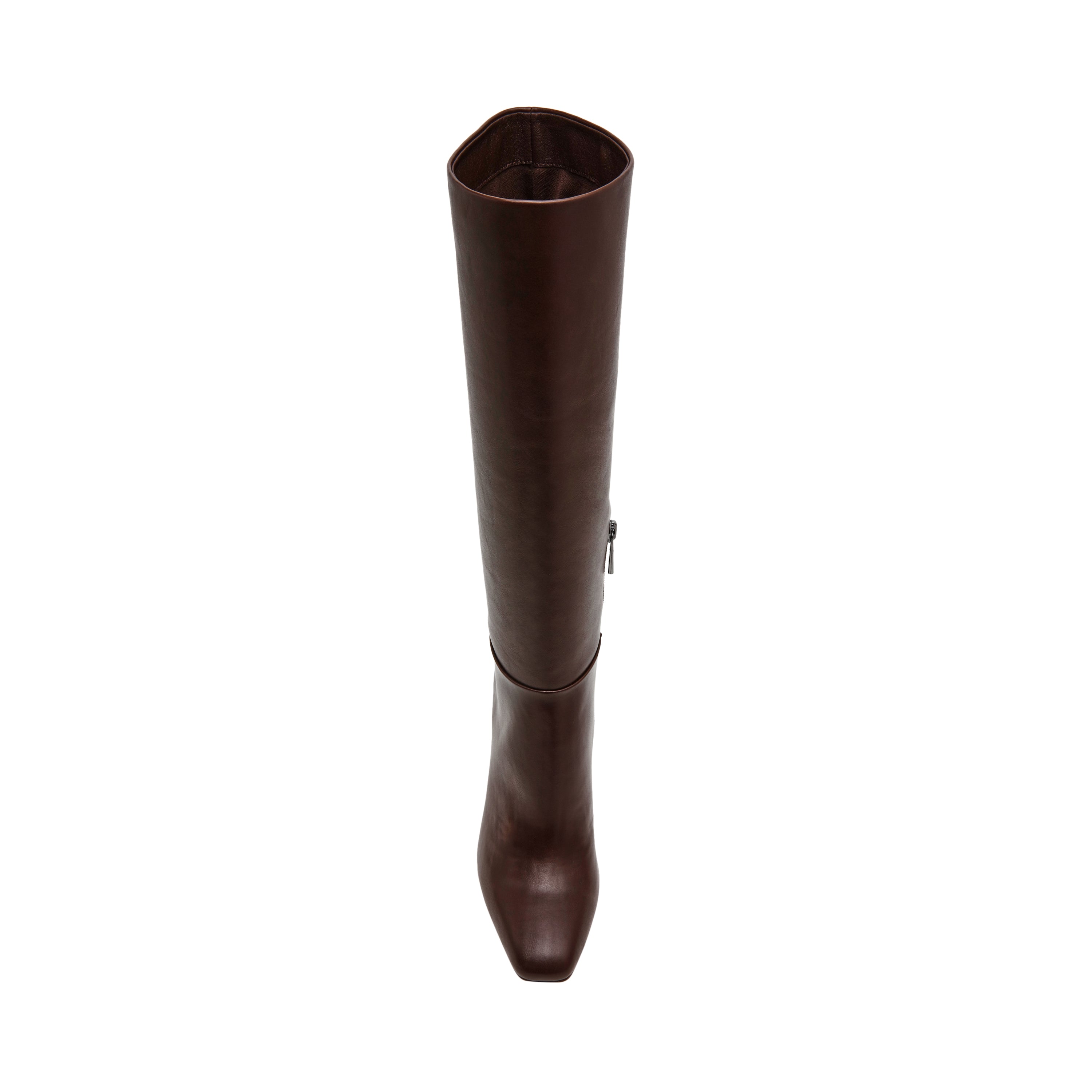 Steve Madden Ally botte haute marron café talon 10 cm