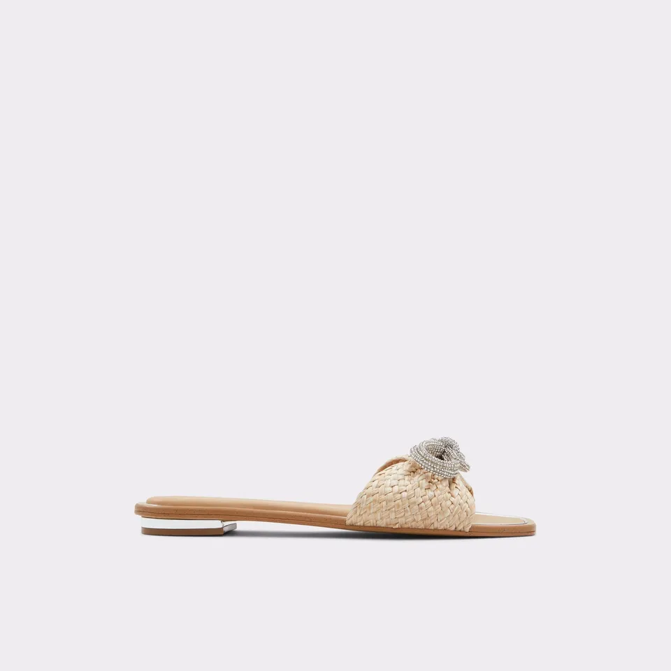 ALDO Acirarwen claquettes nude raphia