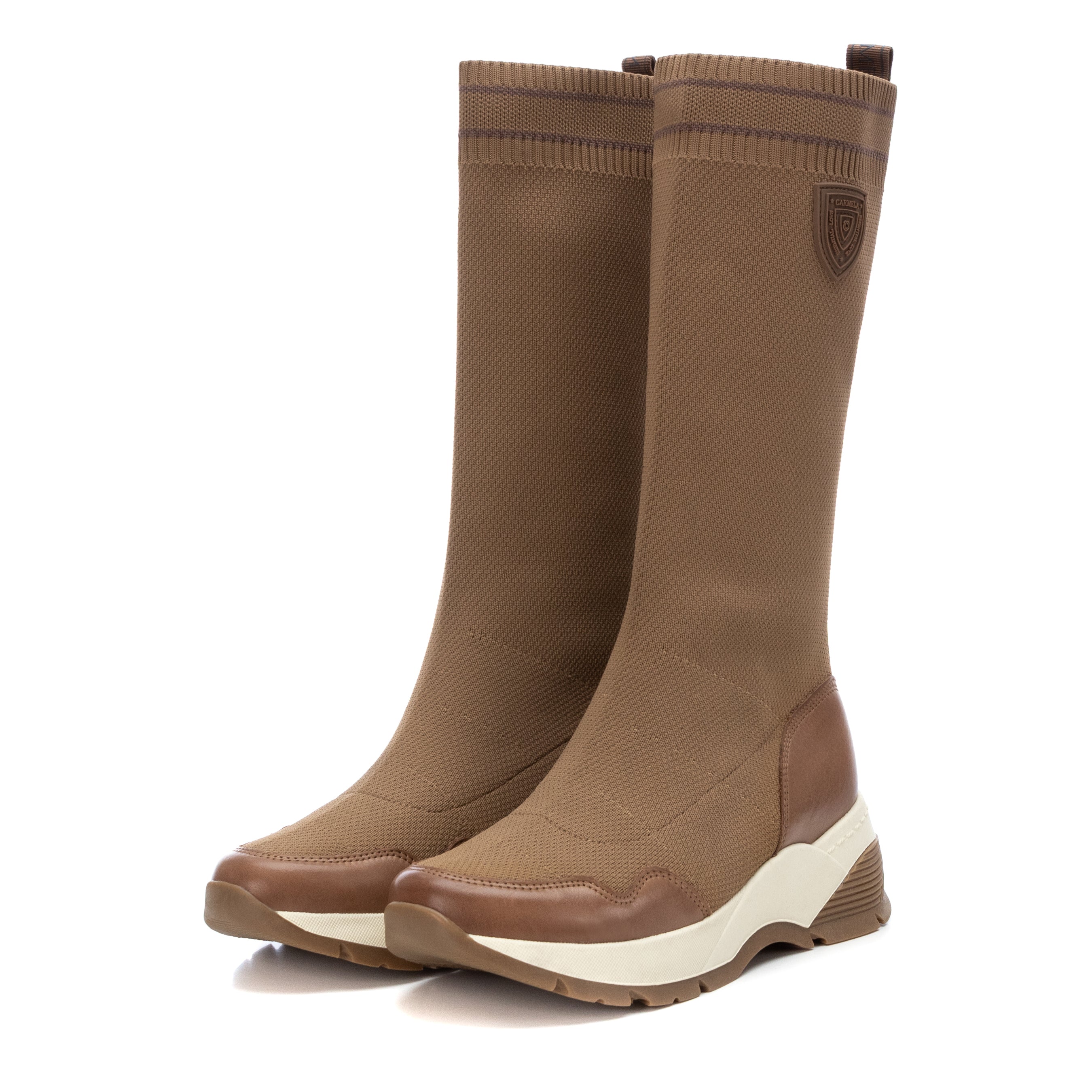 Carmela 16035402 basket montante textile marron hiver