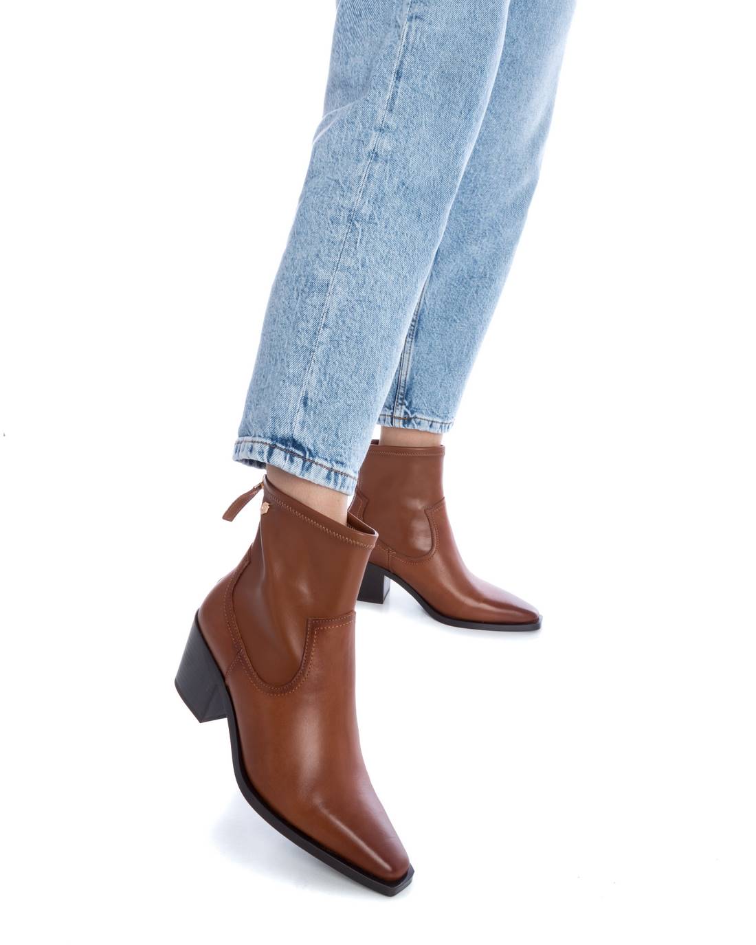 Carmela 16123002 bottine marron cuir talon 6 cm