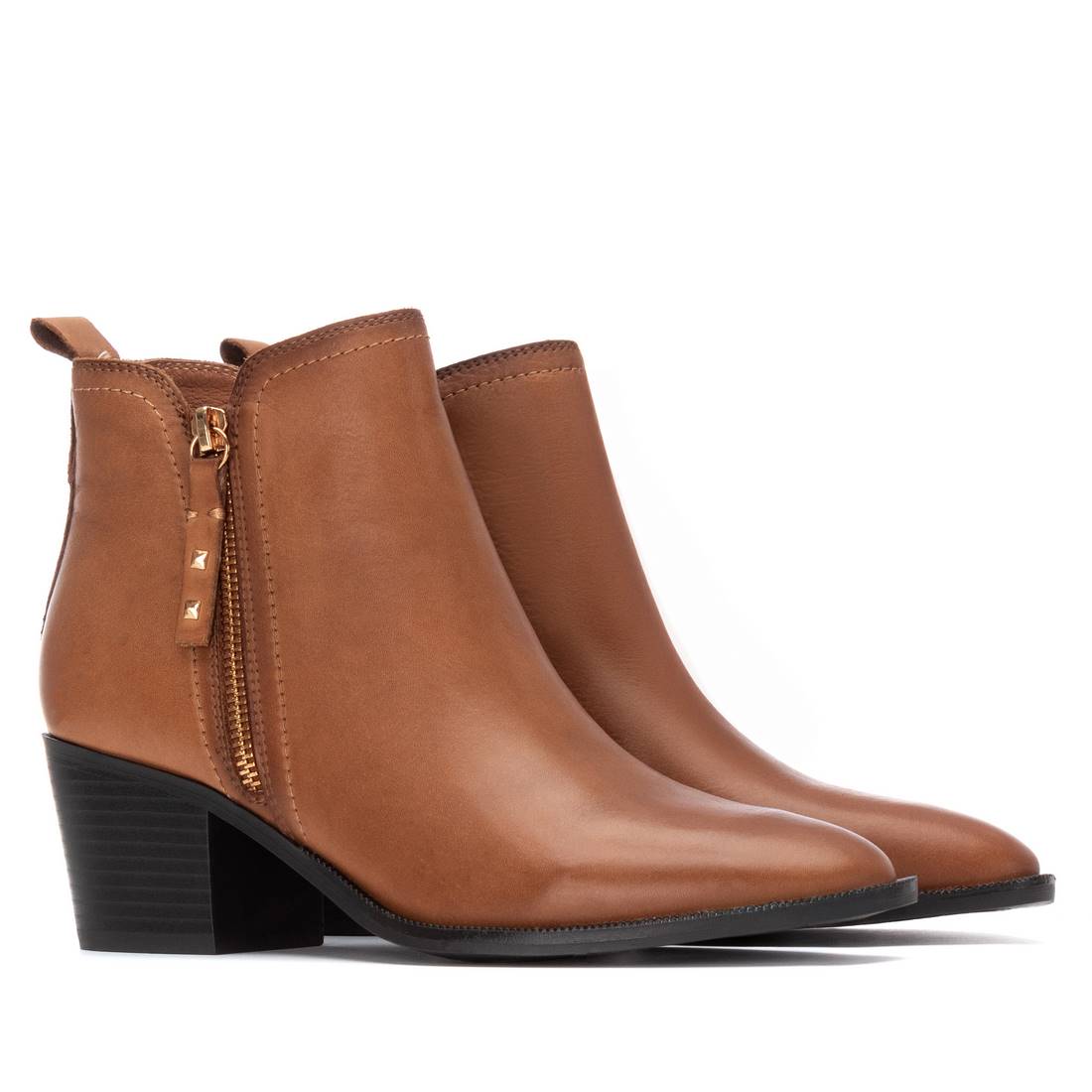 Carmela 16258502 bottines femme camel talon