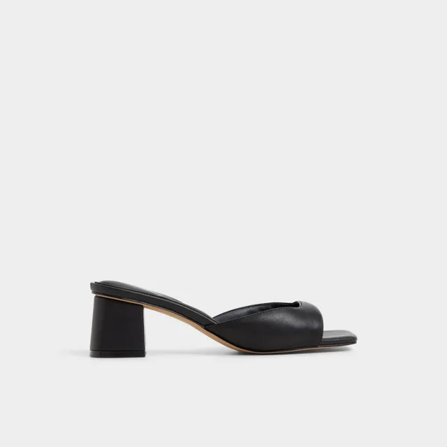 ALDO Aneky sandales cuir noir talon bloc