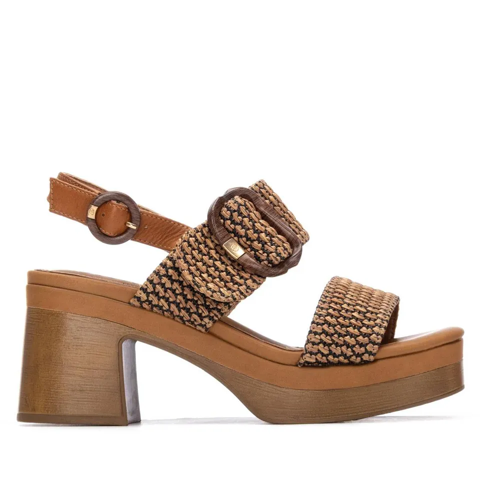 Carmela 16315601 sandale femme talon 8 cm camel