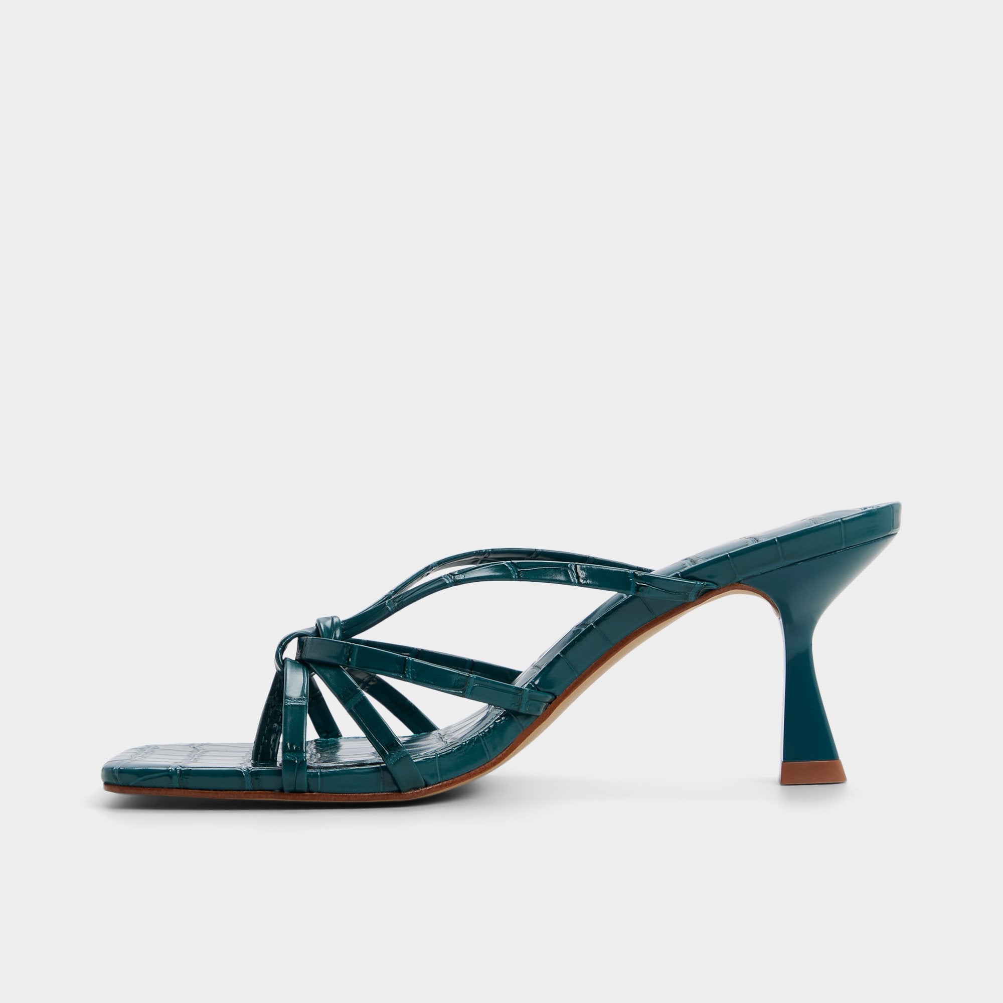 ALDO Lumera mules femme vert talon croco