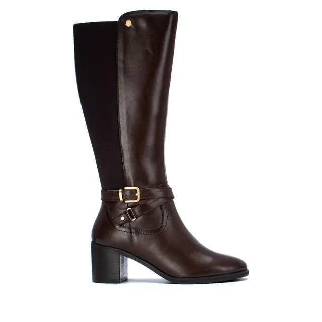 Carmela 16401902 botte cuir marron à talon