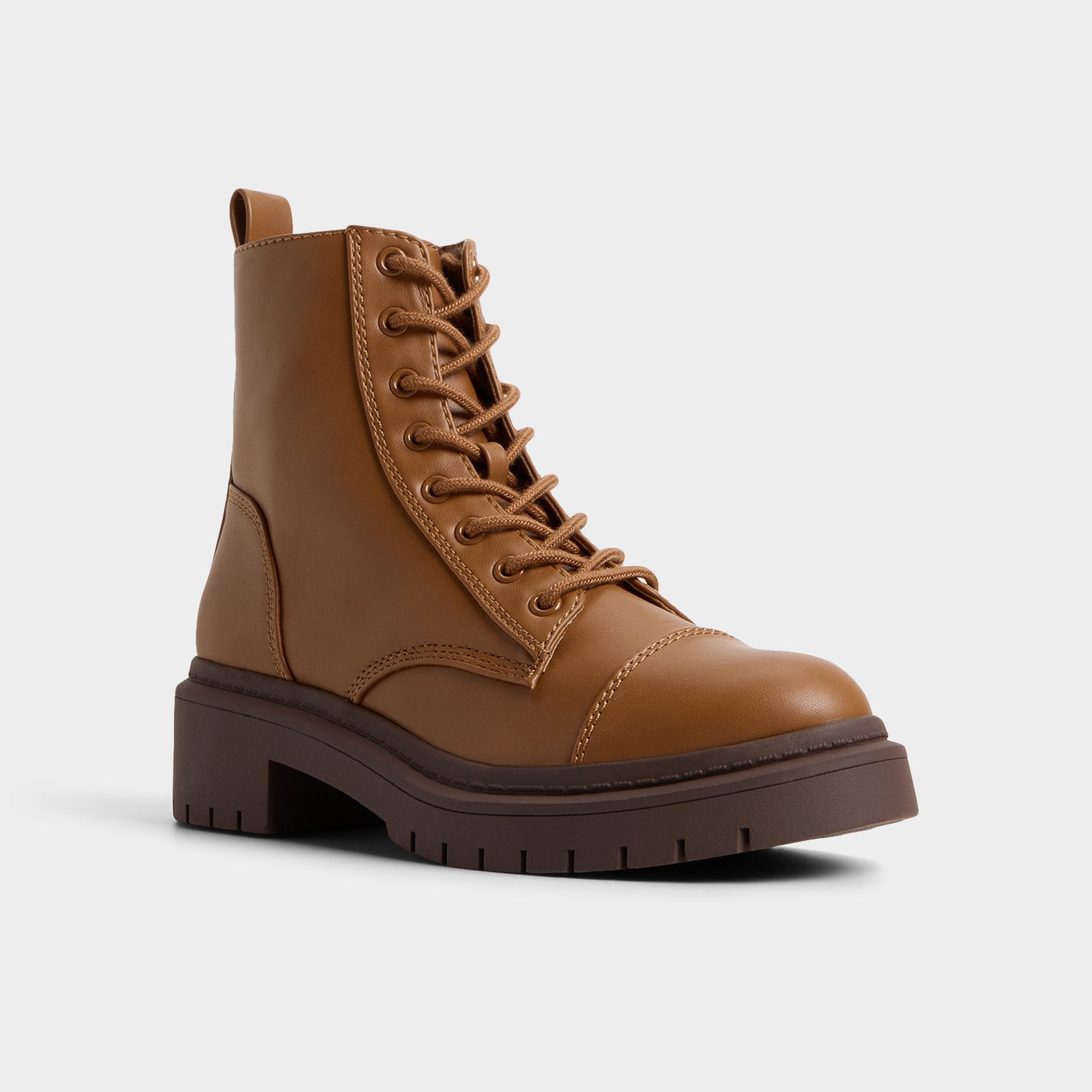 Aldo Goer bottines combat marron