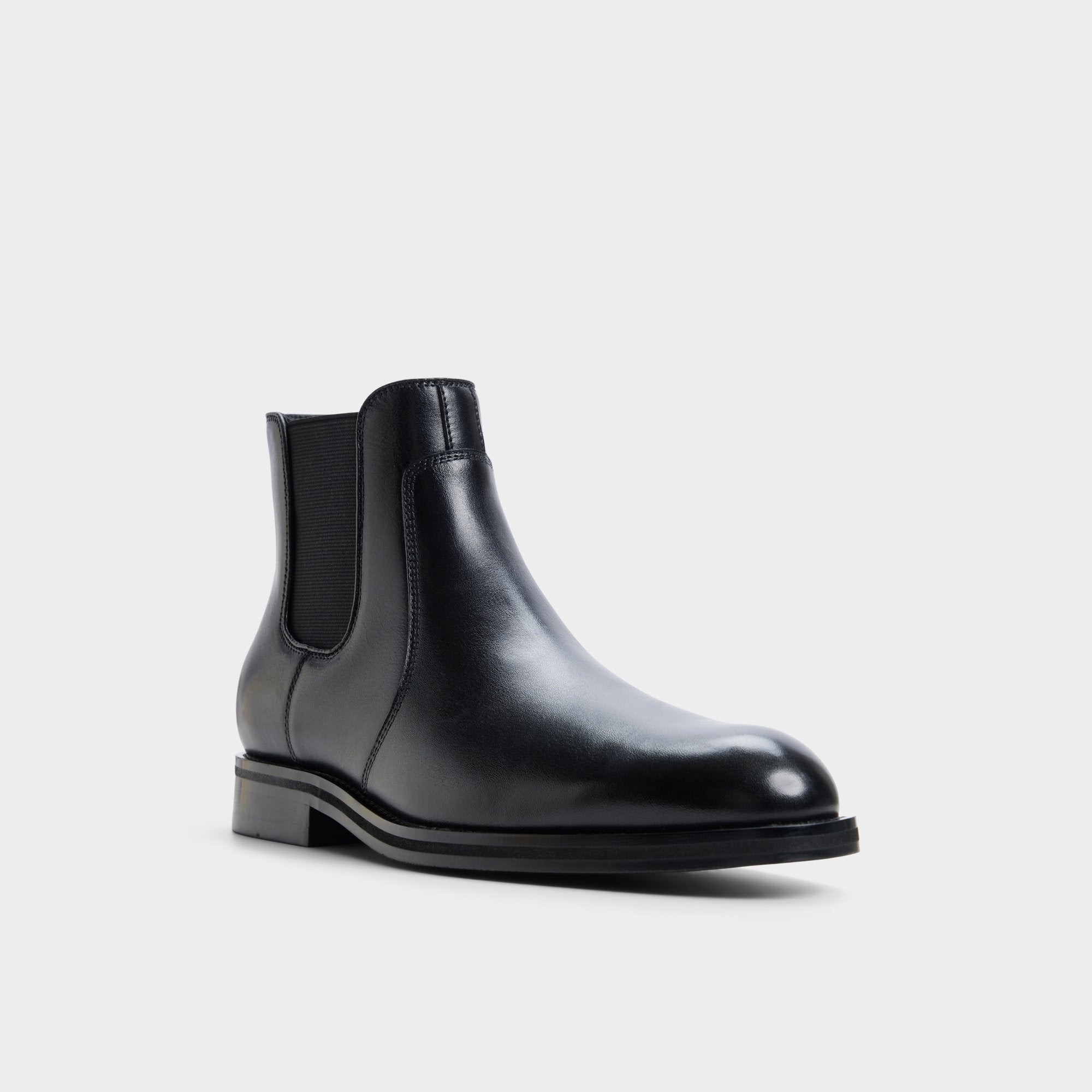 ALDO Bartell bottes noires cuir pointure large