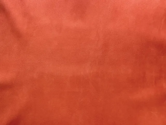 Dessine Moi Un Soulier Velours terracotta échantillon matière