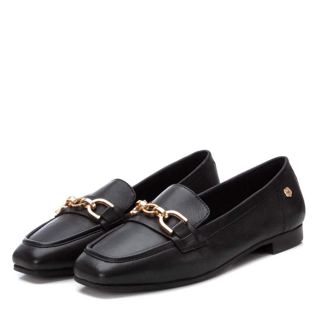 Carmela 16213805 mocassin femme noir cuir habillé
