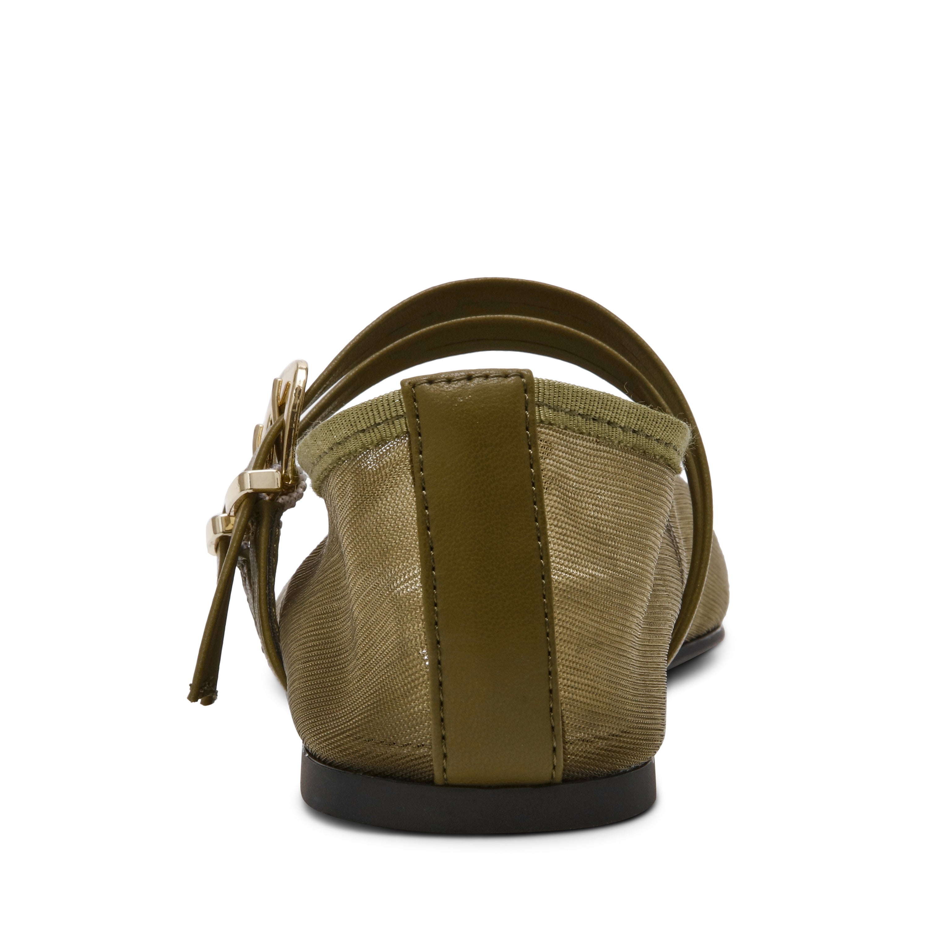 Steve Madden Murray St ballerine maille olive à boucle