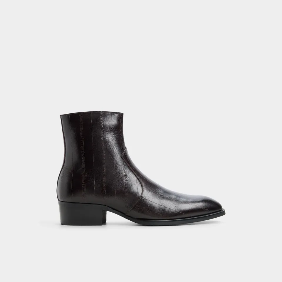 ALDO Chander bottines homme marron texture western
