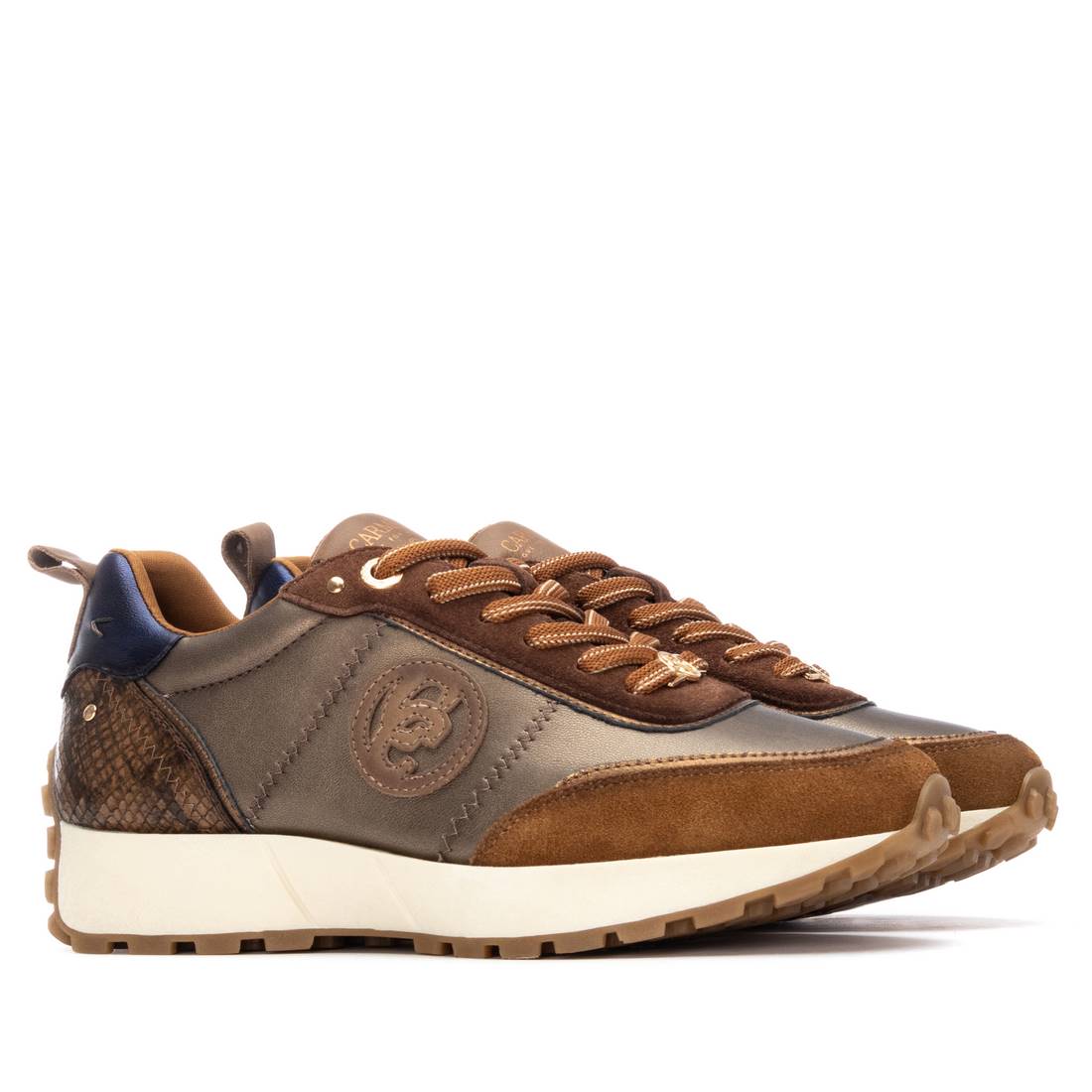 Carmela 16269901 sneaker camel synthétique lacet