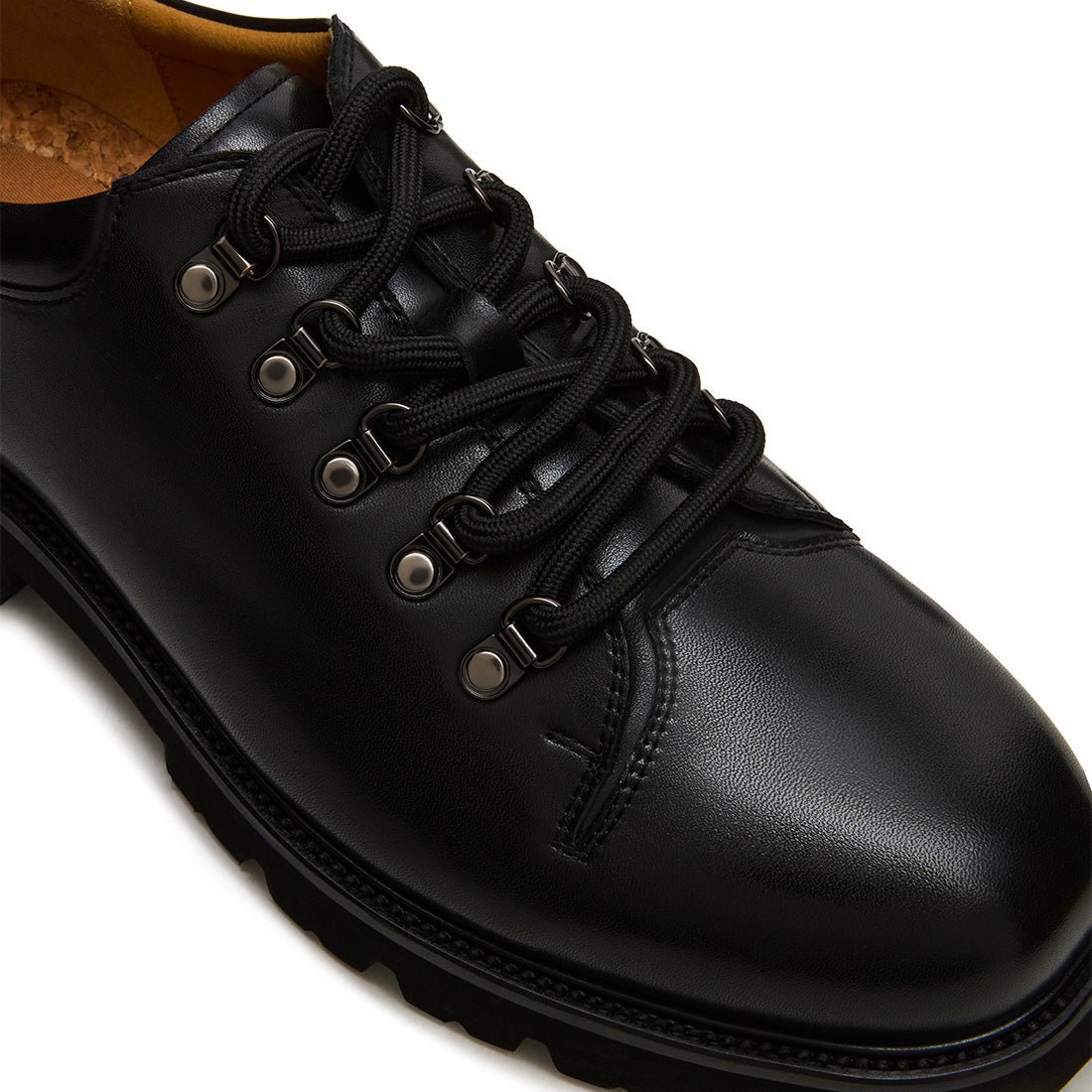 Steve Madden Turbo chaussures plates cuir noir