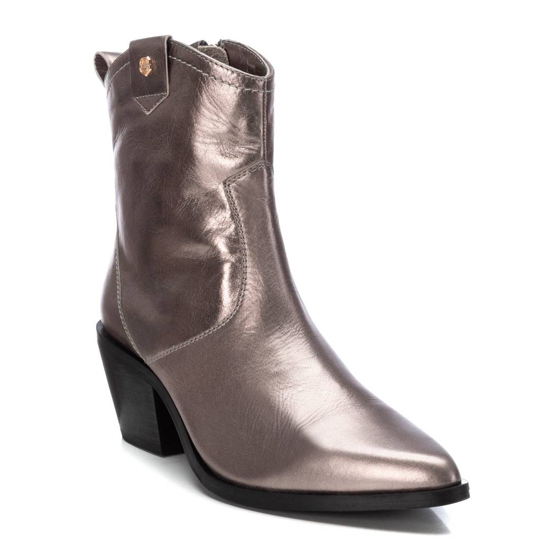 Carmela 16177602 bottines cuir gris talon 5 cm