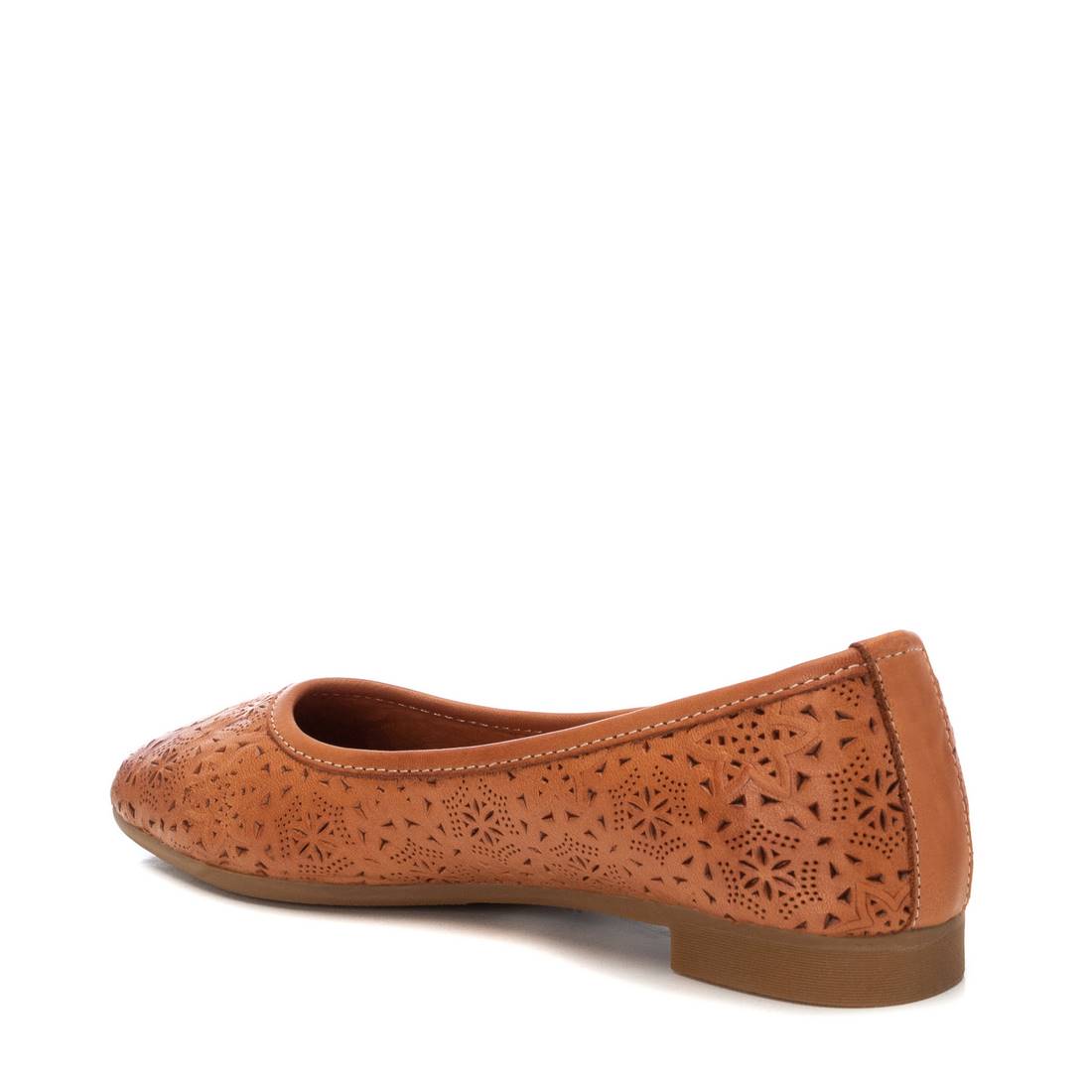 Carmela 16158204 ballerine cuir marron ajourée
