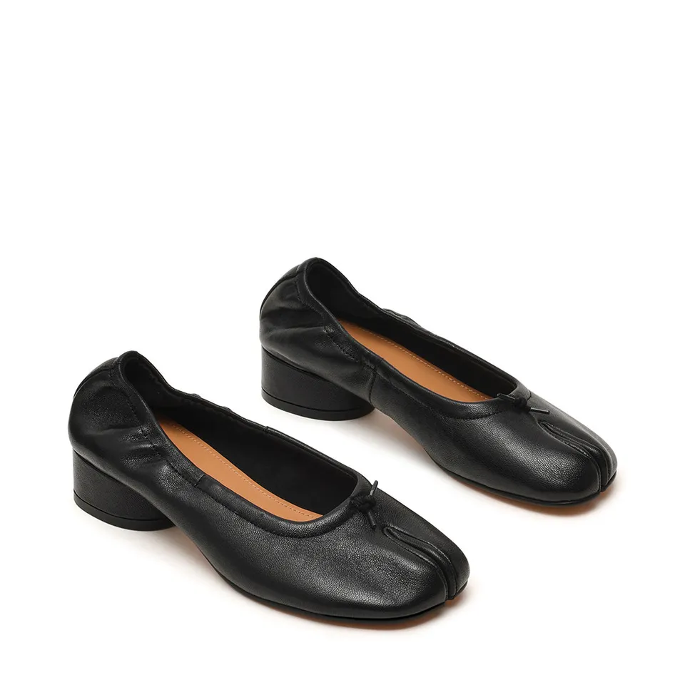 Steve Madden Cyra ballerines cuir noir bout fendu