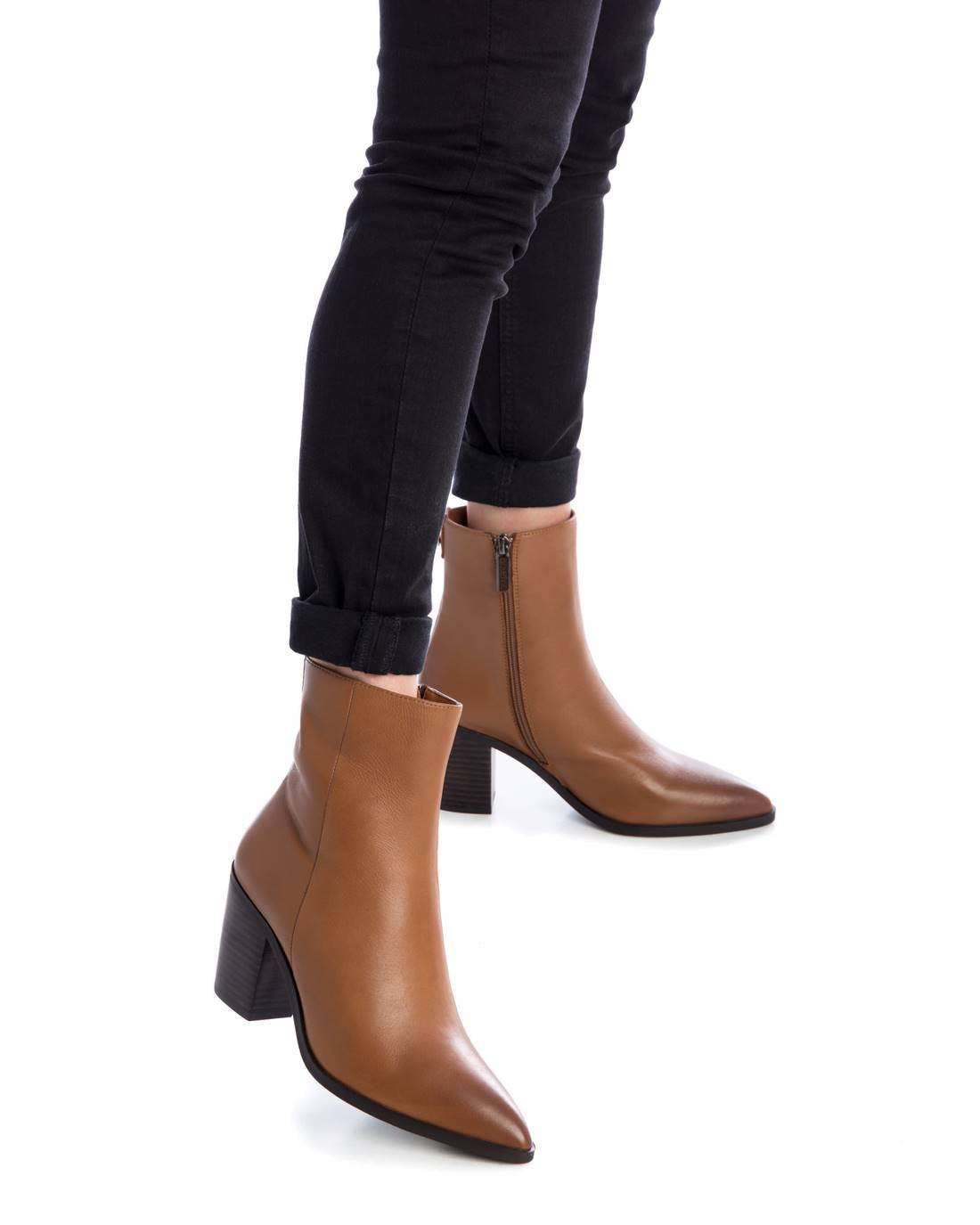 Carmela 16033602 bottine cuir marron talon 8 cm