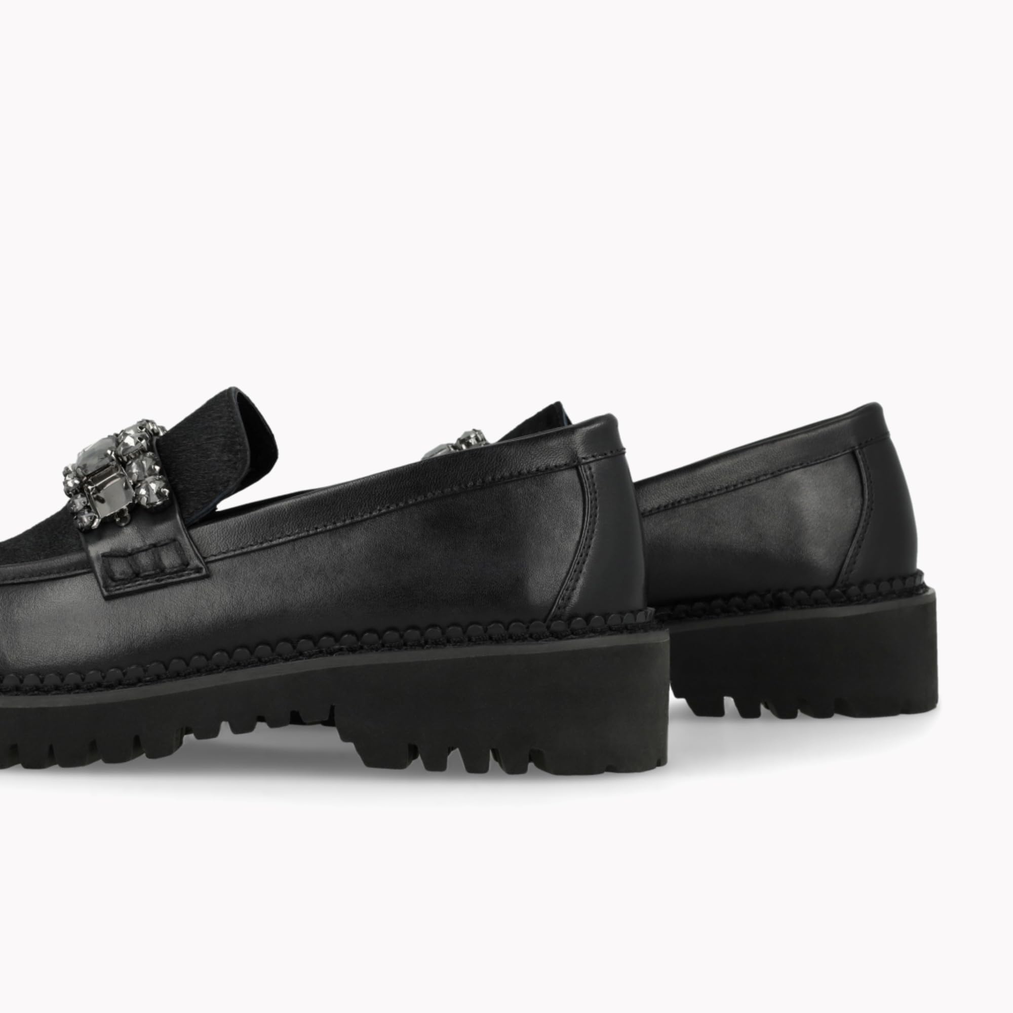 LODI A-TUL5727P mocassins noirs cuir véritable