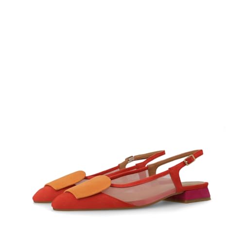 LODI BRO5264 ballerines cuir rouges femme