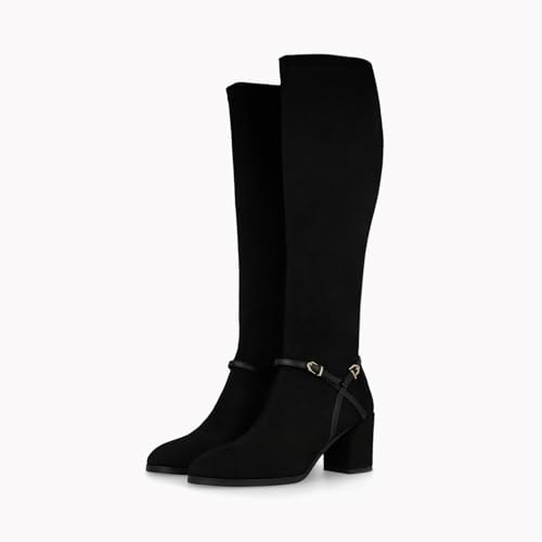 Lodi A-DEI5656 bottes noires cuir talon confort