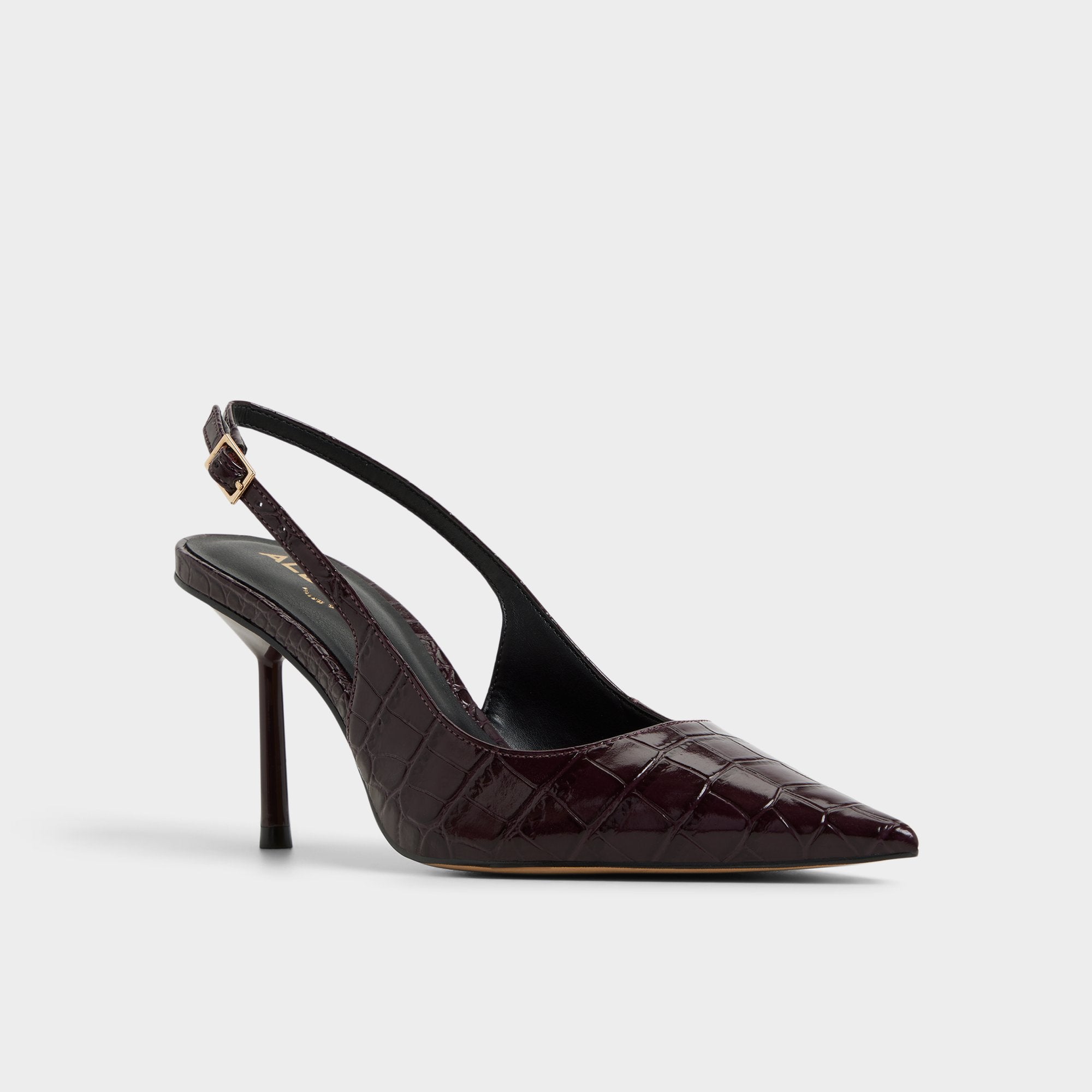 ALDO Seralina sandales talon rouge croco