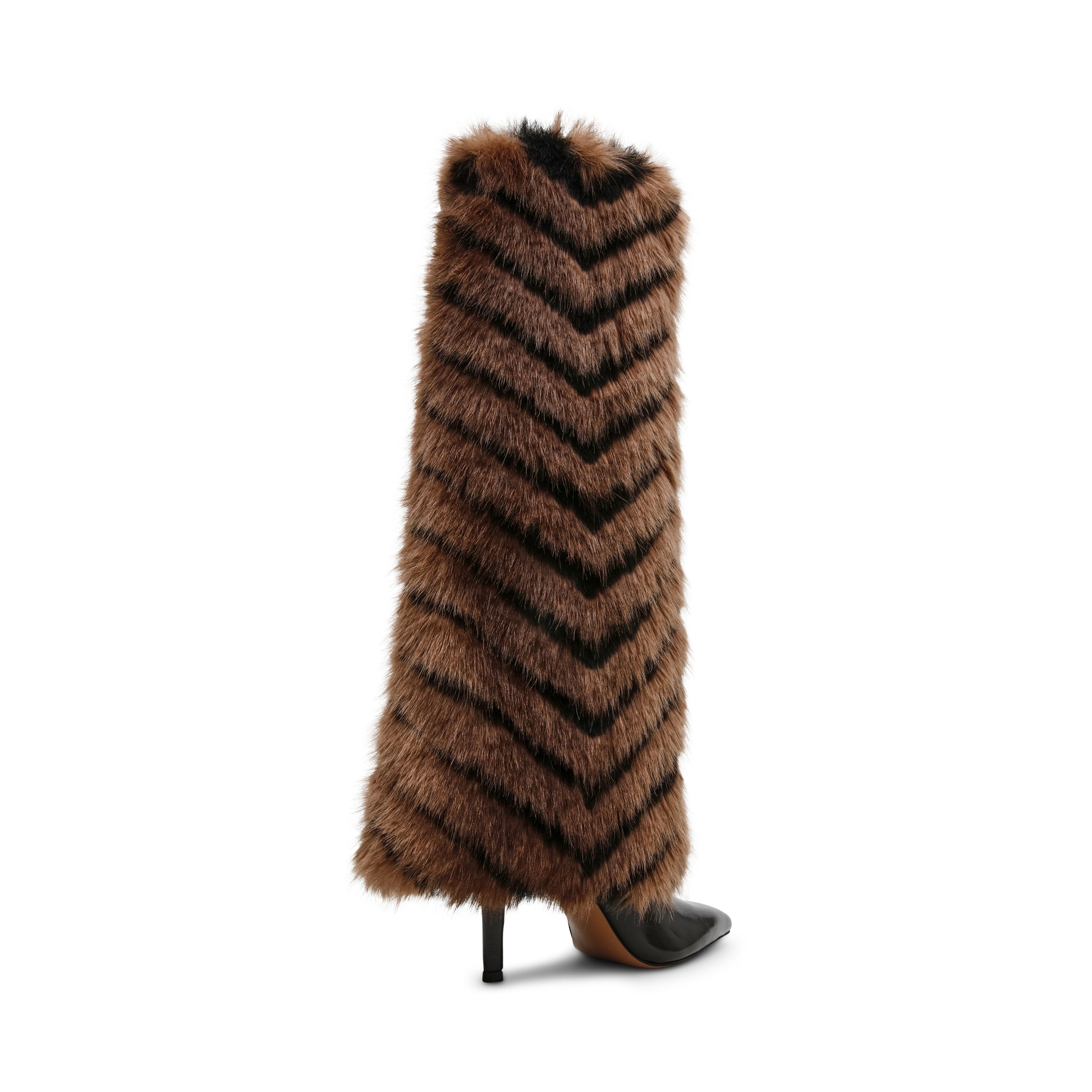 Steve Madden Icon bottine noir beige talon 9,5 cm
