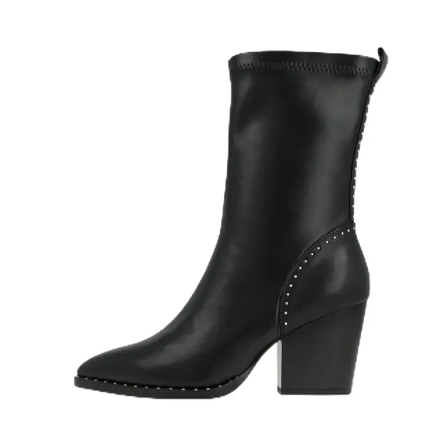Lodi A-Cei5732 bottines noires cuir talon stable