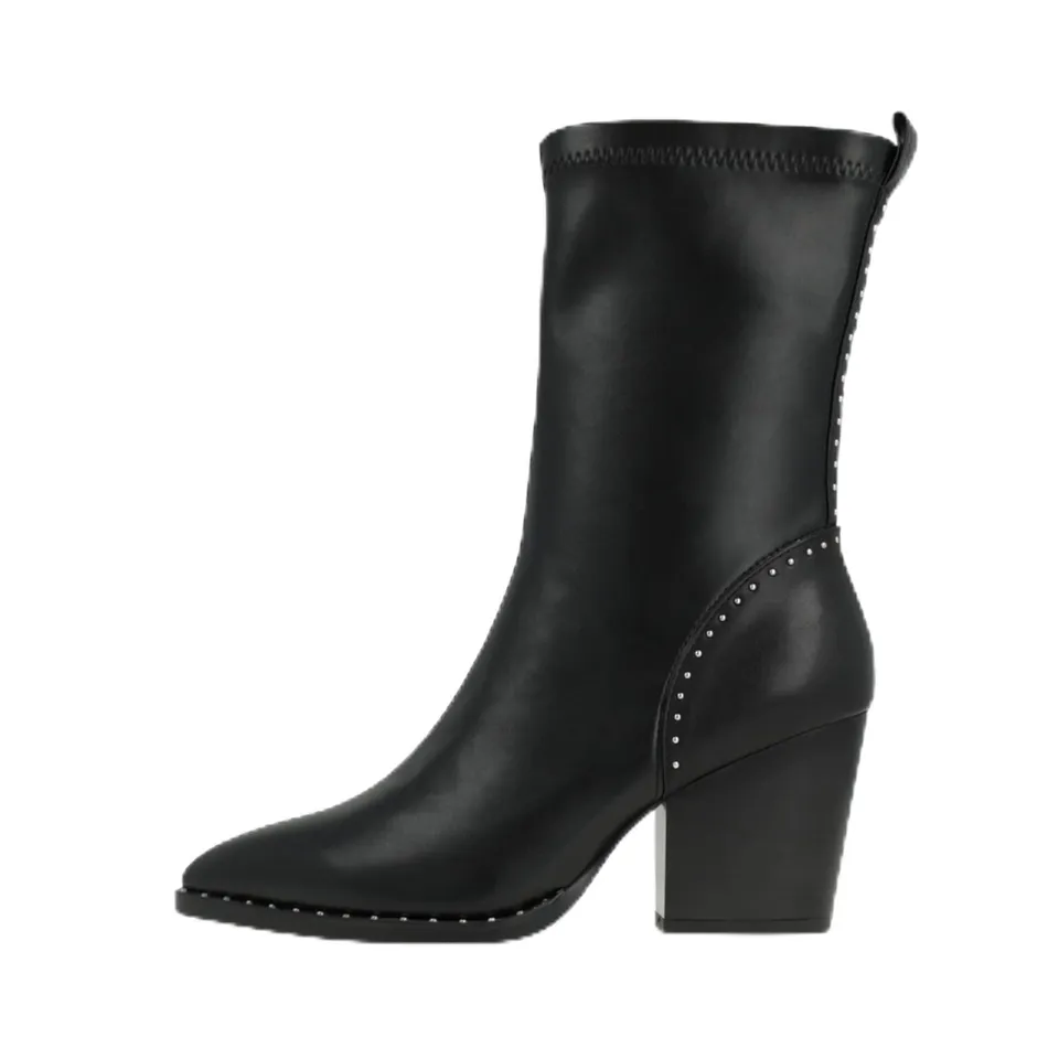 Lodi A-Cei5732 bottines noires cuir talon stable