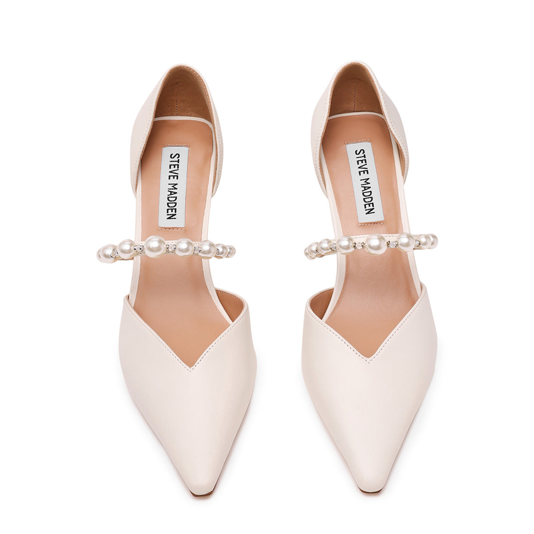 Steve Madden Amoura escarpin ivoire cuir 5,5 cm