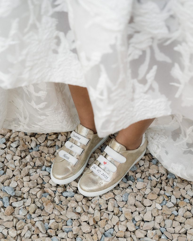 Dessine Moi Un Soulier Mariage Scratch basket personnalisée mariage