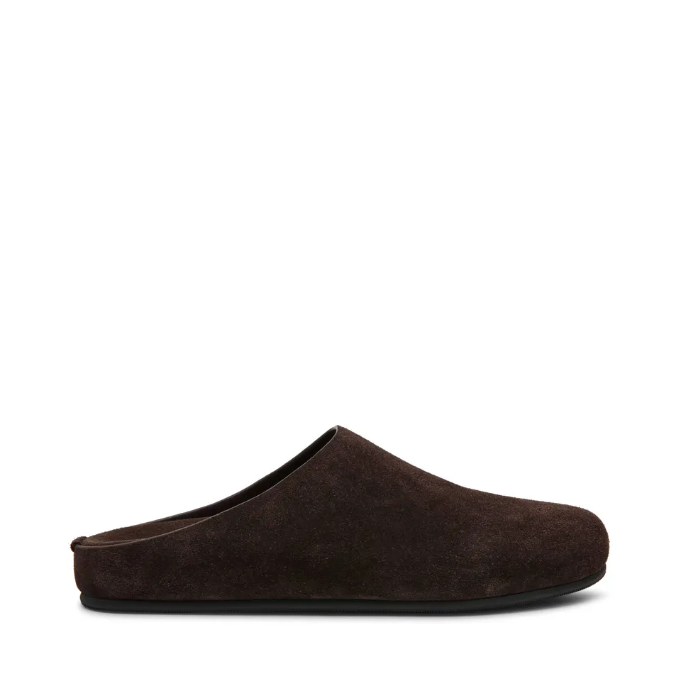 Steve Madden Fern mule daim marron plate 1,5 cm