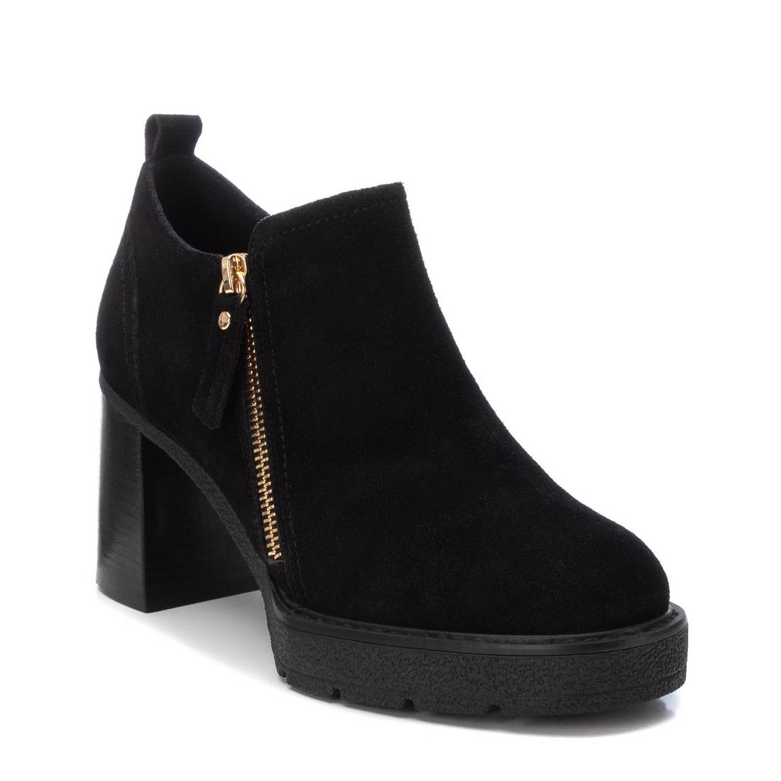 Carmela 16186003 bottine daim noir talon 8 cm