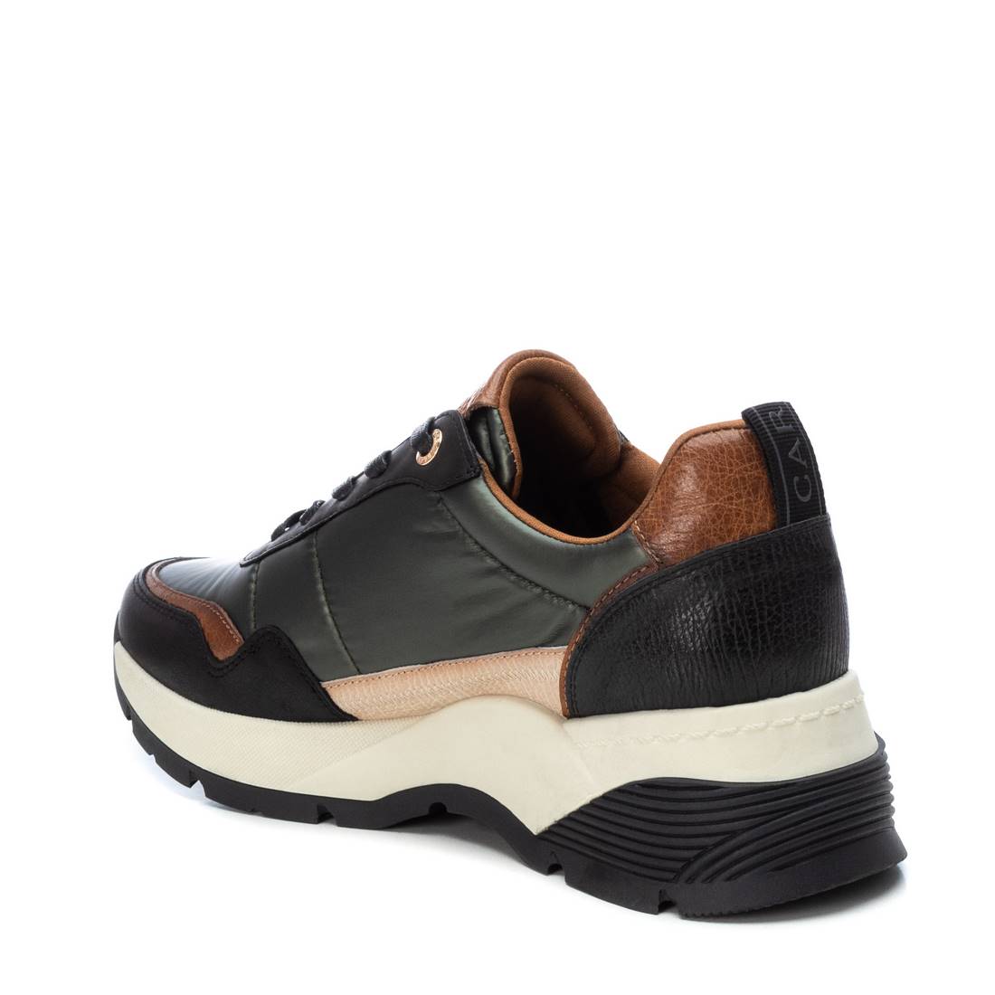 Carmela 16092805 sneaker cuir vert nylon