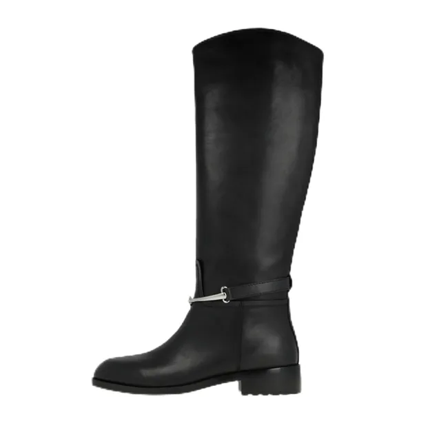 LODI A-FER5640 bottes noires cuir véritable
