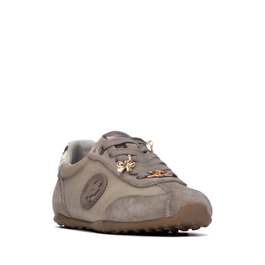 Carmela 16438403 baskets femme taupe plates