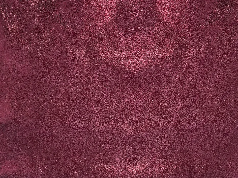 Dessine Moi Un Soulier échantillon cuir irisé grenat