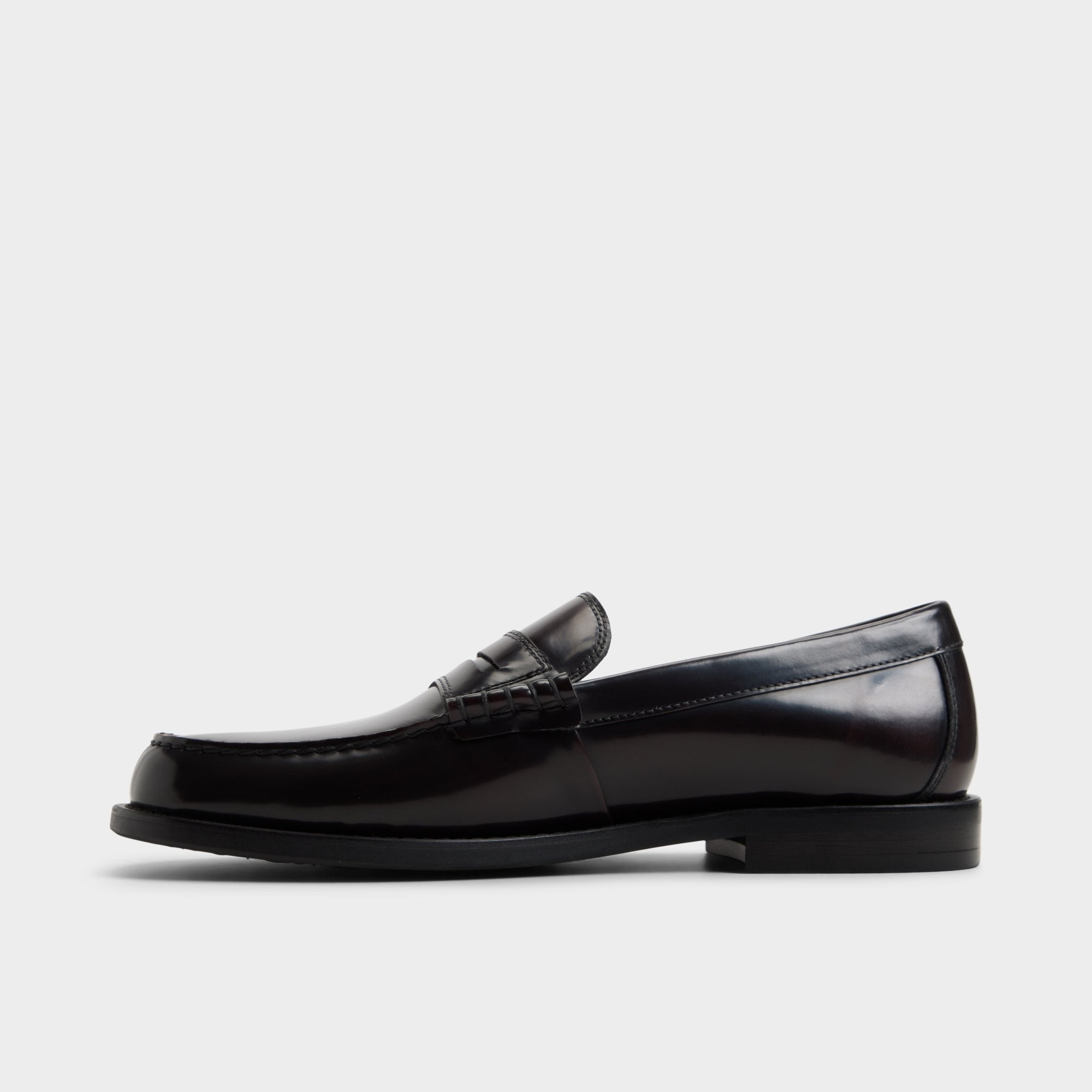 ALDO Emil mocassins homme bordeaux cuir véritable