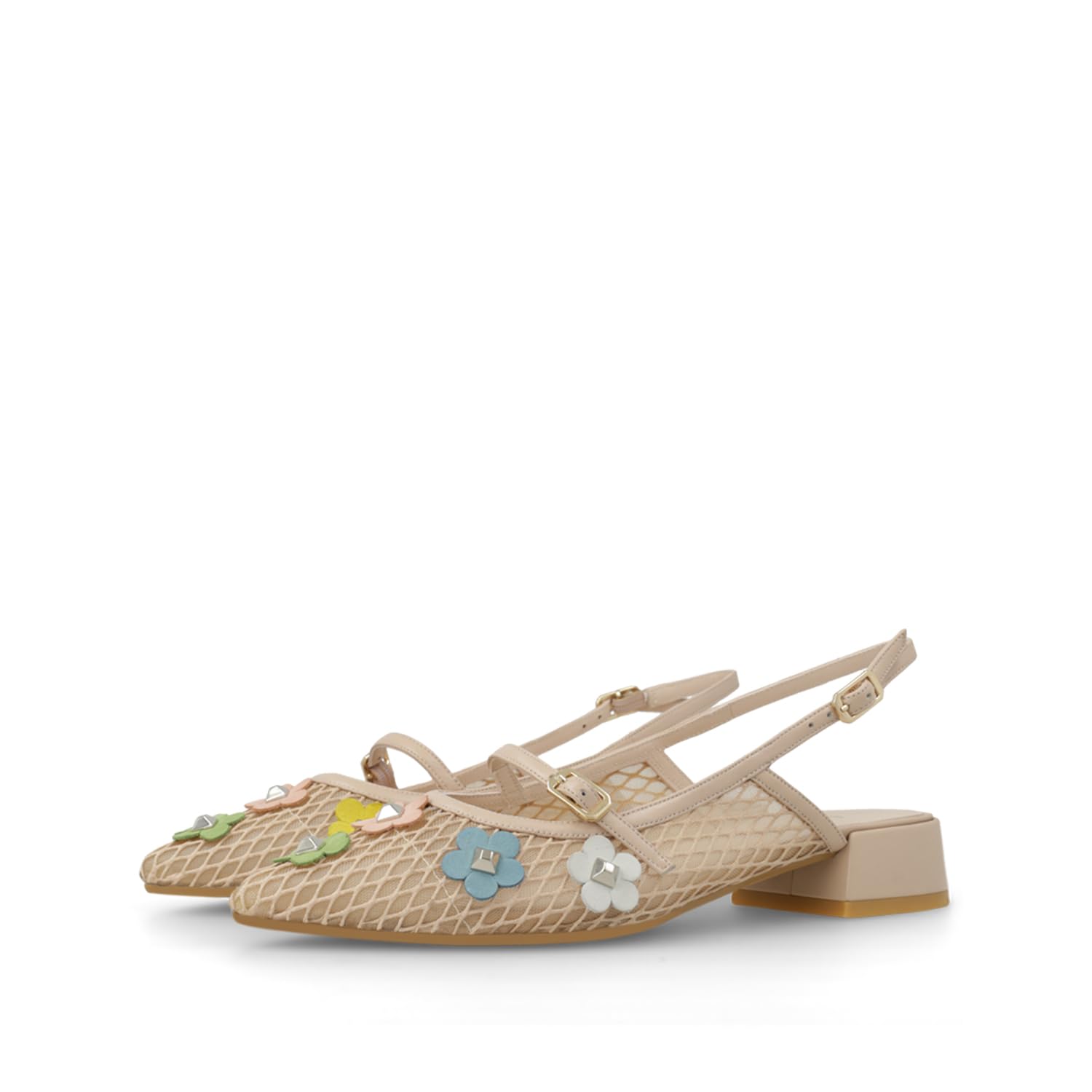 LODI AMISANTI ballerines cuir nude femme