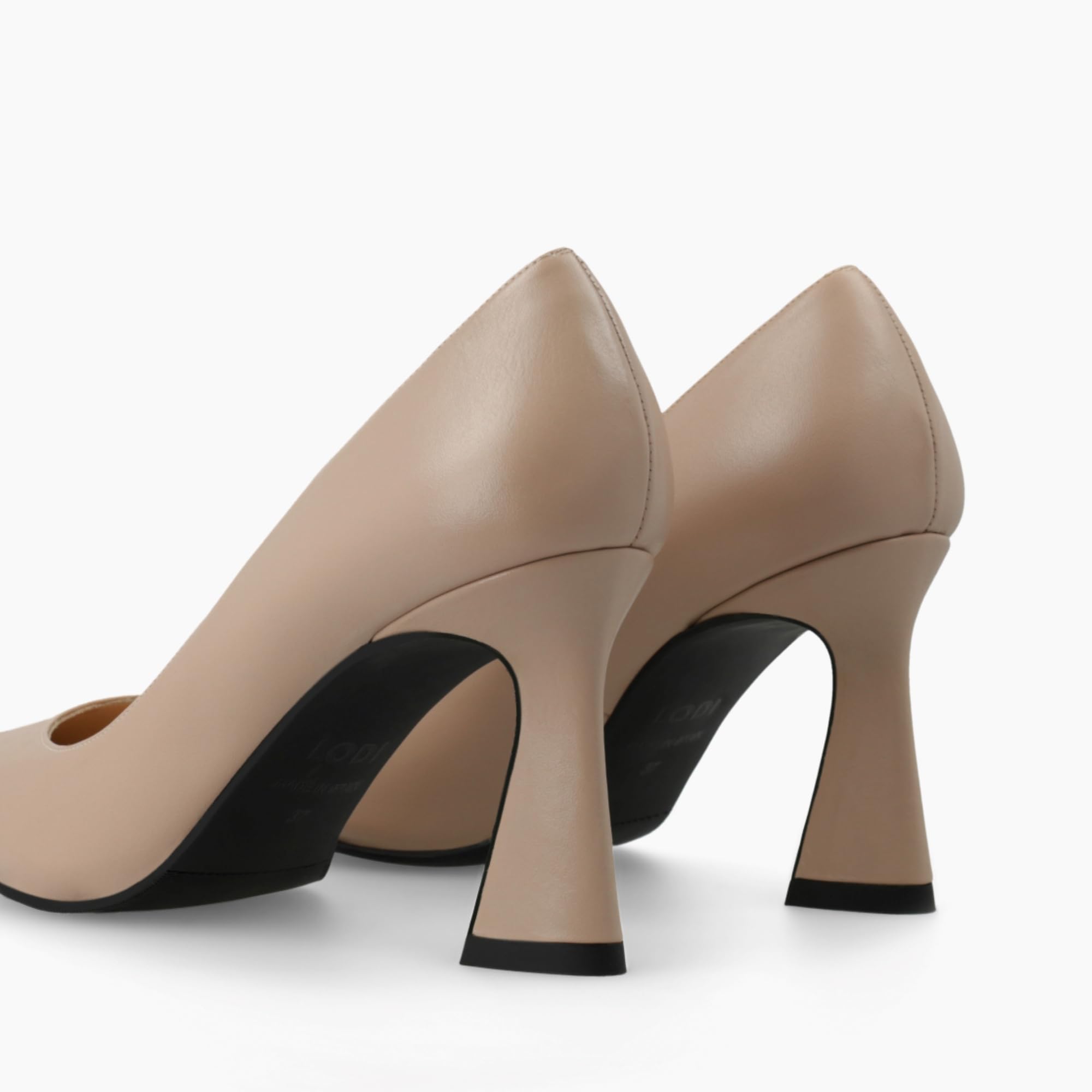 Lodi Roa escarpins roses cuir talon