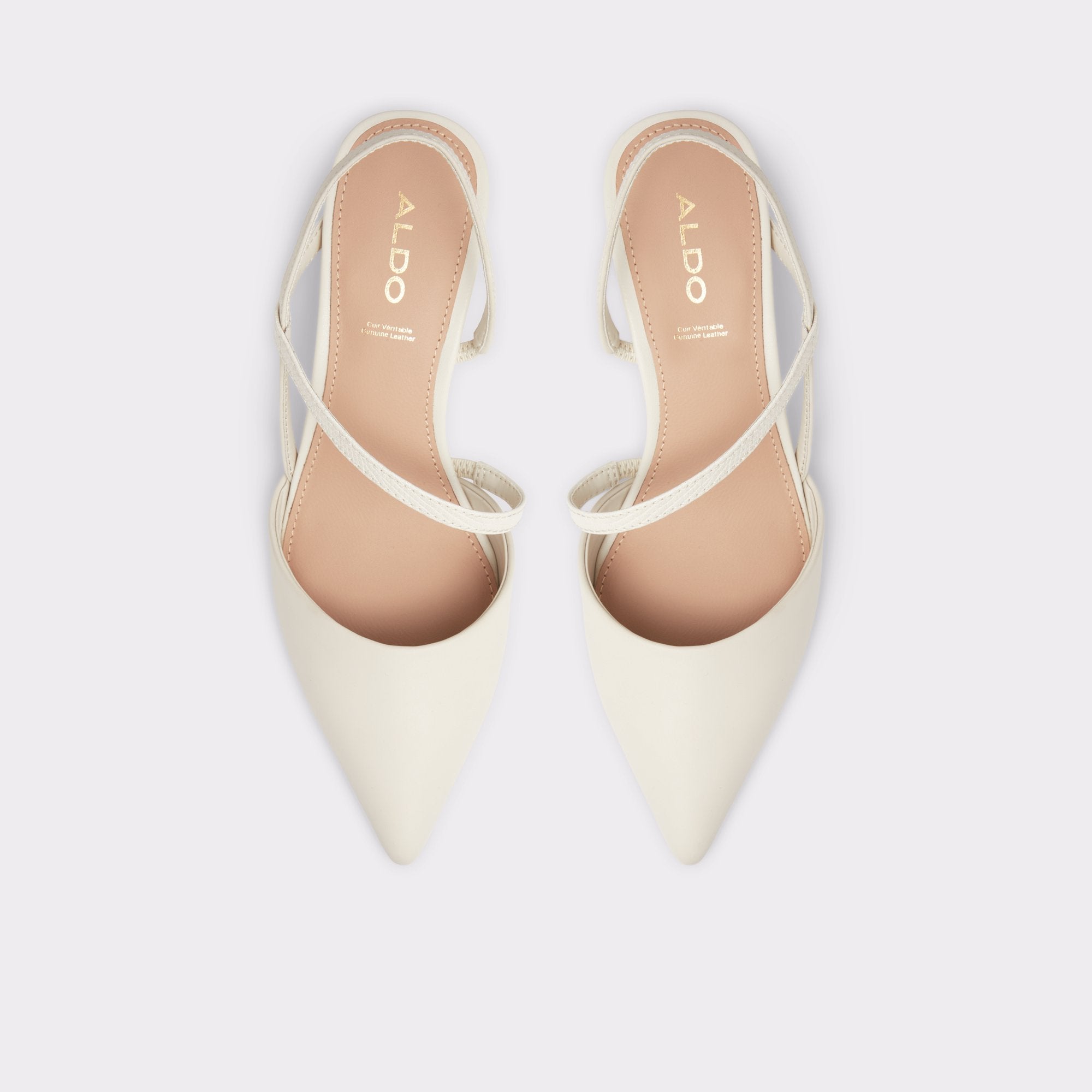 ALDO Suzette sandales talon bloc blanc cuir