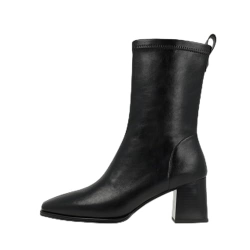 LODI A-HEKA bottines cuir noires talon confort