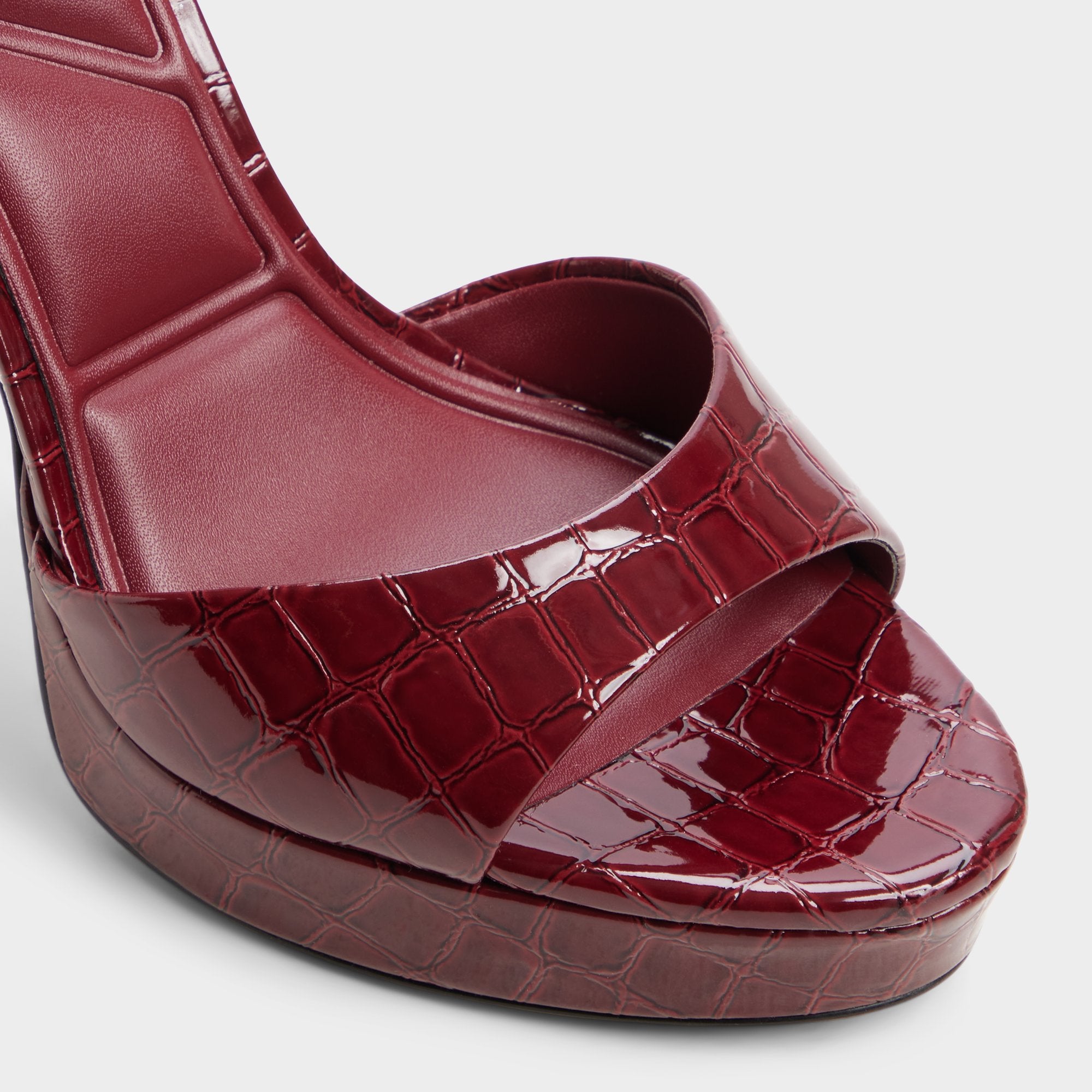 ALDO Afumeth sandales à talon rouge sangles fines