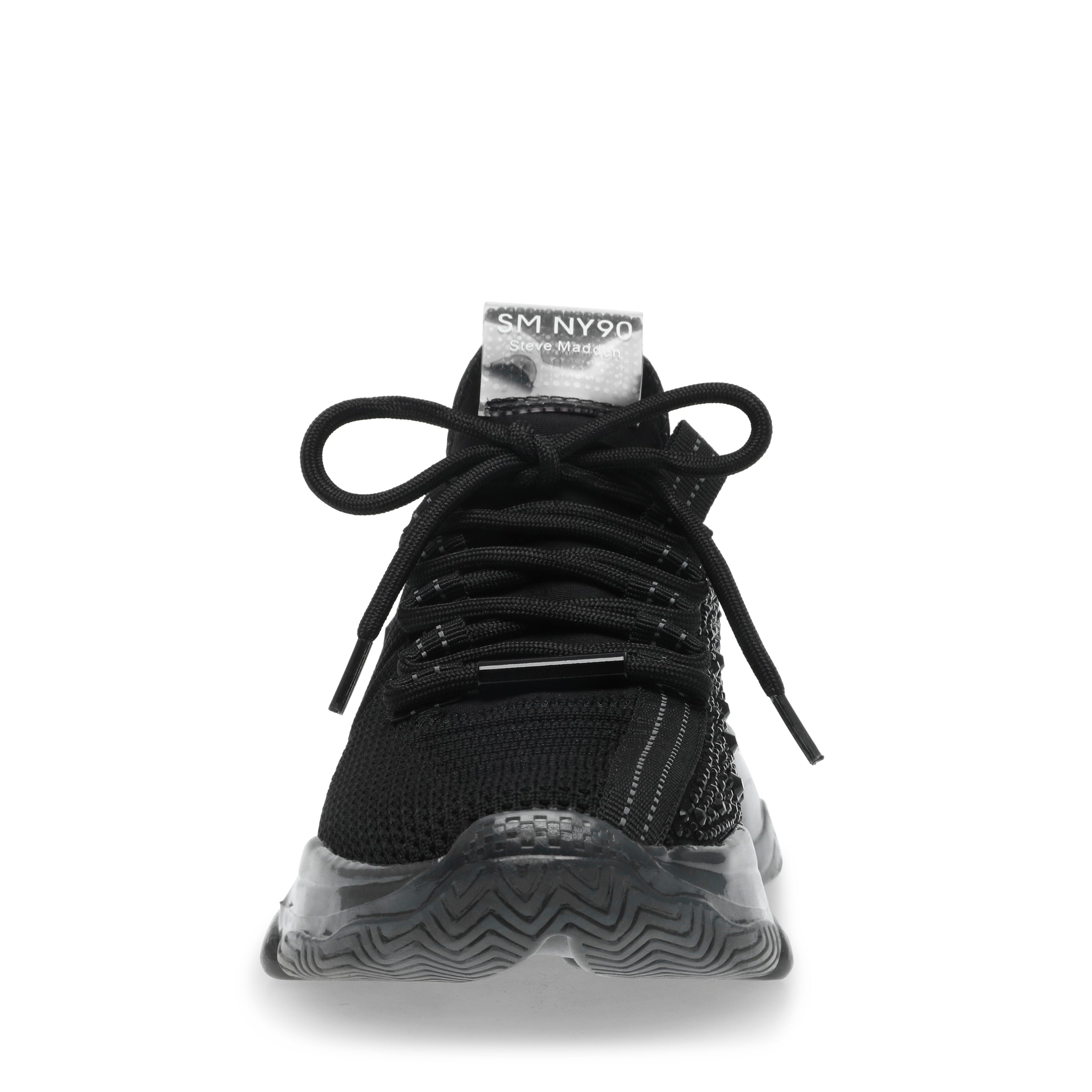 Steve Madden Maxilla-R-E baskets femme noir strass