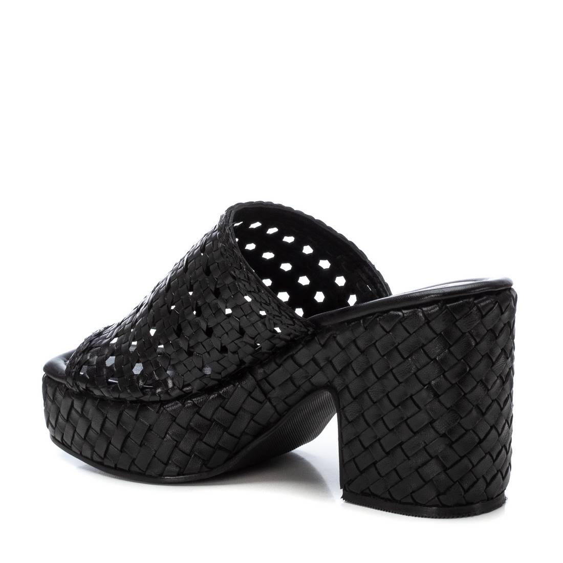 Carmela 16222303 sandale cuir noir talon 9 cm