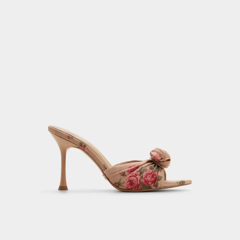 ALDO Rosalina mules satin fleuri à talon